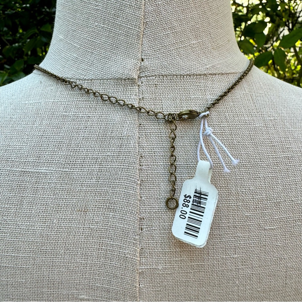 Anthropologie Amber & Blue Crystal Necklace - Picture 6 of 8